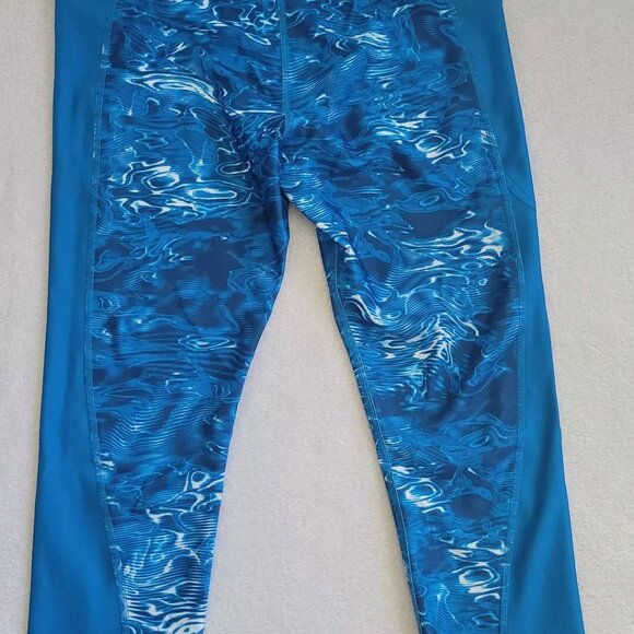 Under Armour HeatGear Womens Hi Rise Ankle Compression Leggins 1367028-406 NWT - Picture 2 of 6